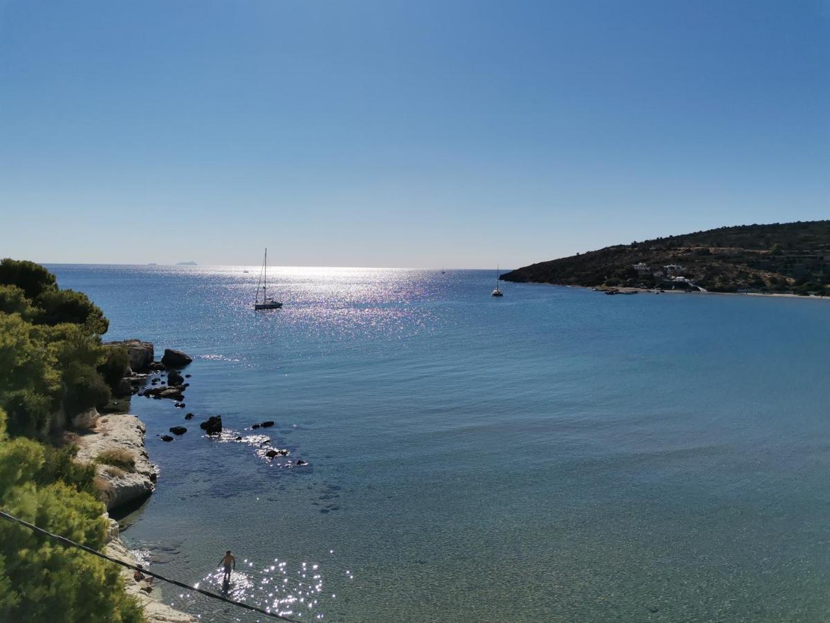 Sandy Beach Agia Marina  Eksteriør bilde